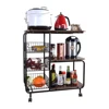 mobile rolling wire kitchen cart trolley island