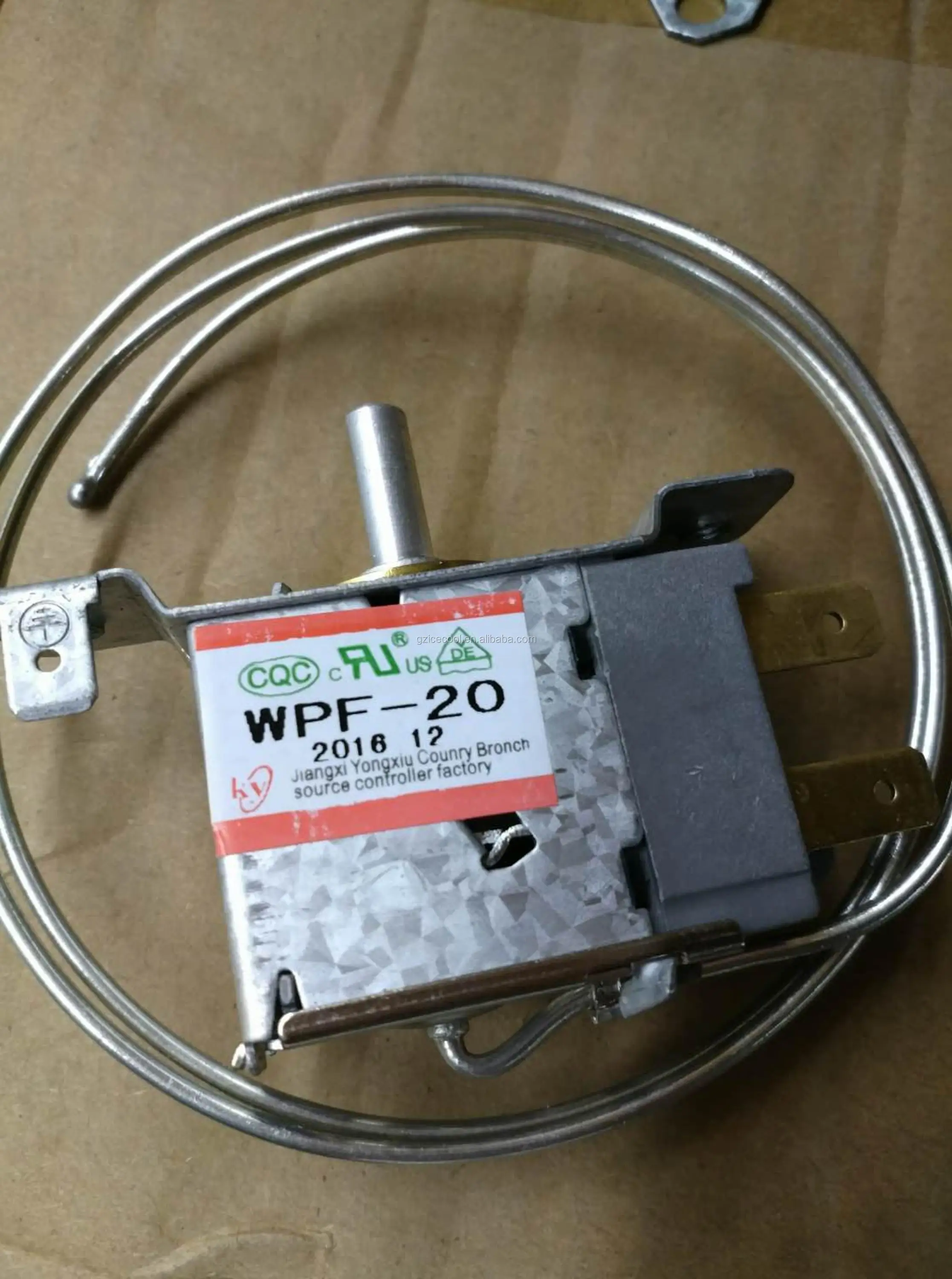 2 Pin WPF-20 Terminals Freezer Refrigerator Thermostat with Metal Cord $-$ 