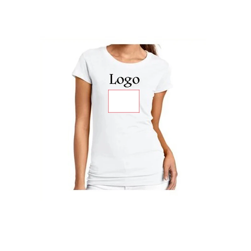 

Rubysub F-029B Women Style Promotion Heat Transfer Printing 100% Cotton Plain White T shirt With Custom Logo