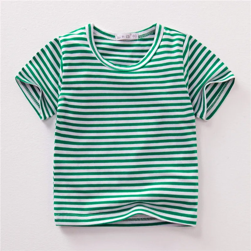 

2018 Best Selling Products Child Clothes Boys Children Stripe Custom T Shirt, Picture