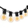 20% off 5.5m/18FT 10 LED G40 Bulbs Outdoor String Lights for Wedding Christmas with 2 spare bulbs