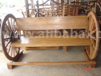 Double Wagon Wheel Bench Buy Wagon Wheel Bench Alibaba