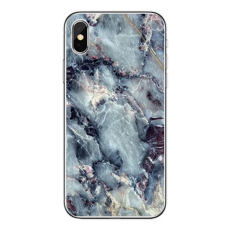 Free shipping Phone Cover for iPhone 6s 7 8 Plus X XS Max XR Soft TPU Mobile Marble Case