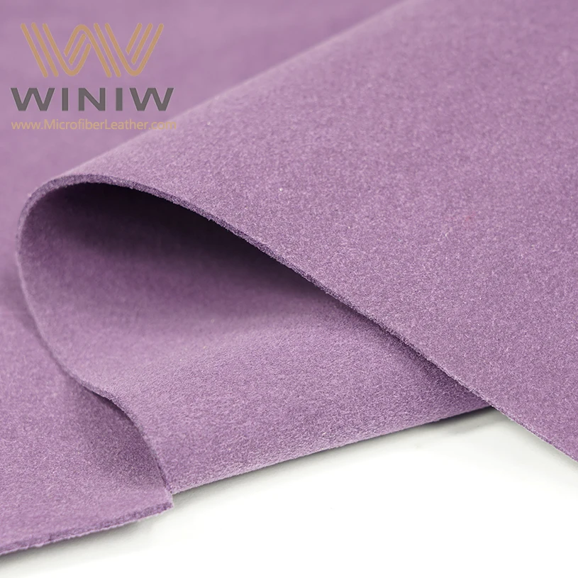 Purple  Suede Fabric Supplier