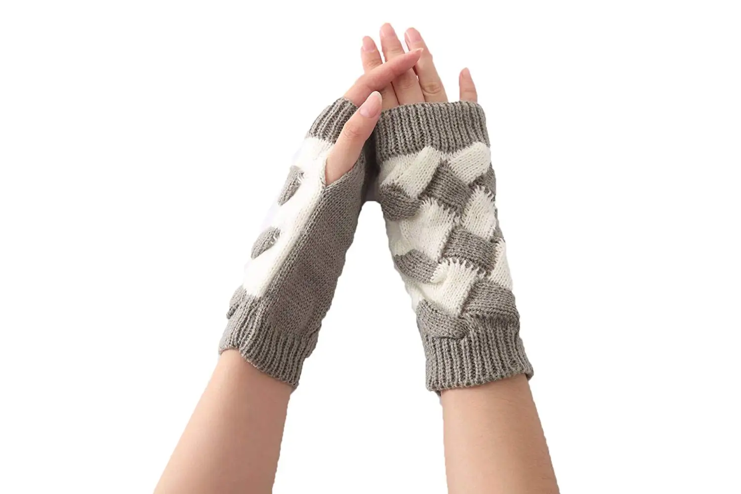 battery heated fingerless gloves