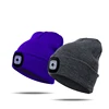 Led knitted Camping Hiking Survival Fleece Cap Winter Beanie Cap Hat