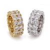 2020 newest Fancy Woman's Gold Filled Rings stainless steel finger jewelry accessory wedding band engagement