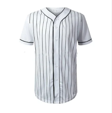 

Byval custom stripe baseball jersey cotton polyester blended shirts training jerseys sport wear wholesale, Any color is available