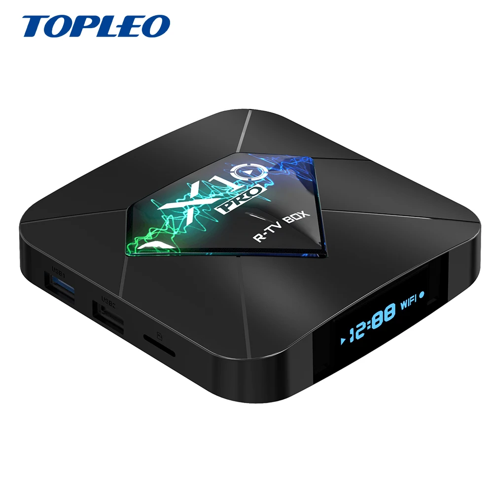 Fast delivery X10  4 core Amlogic S905W 2gb ram 16gb rom smart android tv setup box 4k