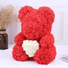 Forever Roses Teddy Bear Artificial Rose Anniversary Christmas Valentines Gift Forever Lovely bear rose