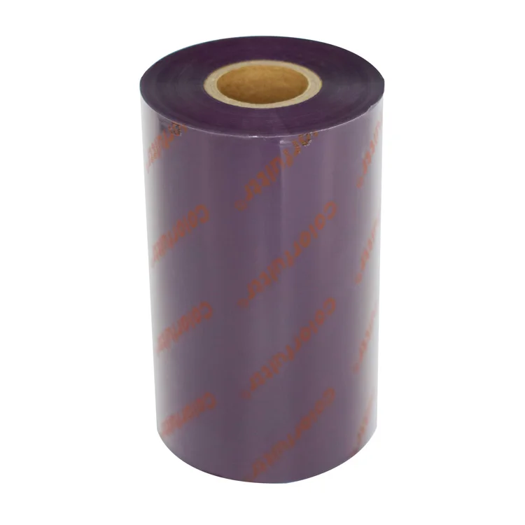Zebra Gx430t Thermal Transfer Ribbon Barcode Purple Printer Ribbon