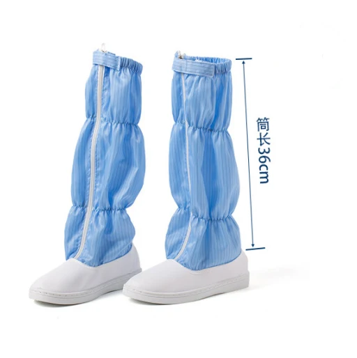 

Antidust boots in antistatic boots of ESD Work Boots, White