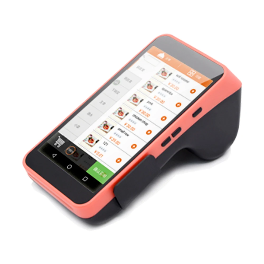 

Beeprt China Portable handheld mobile android POS terminal with printer machine restaurant cash registers