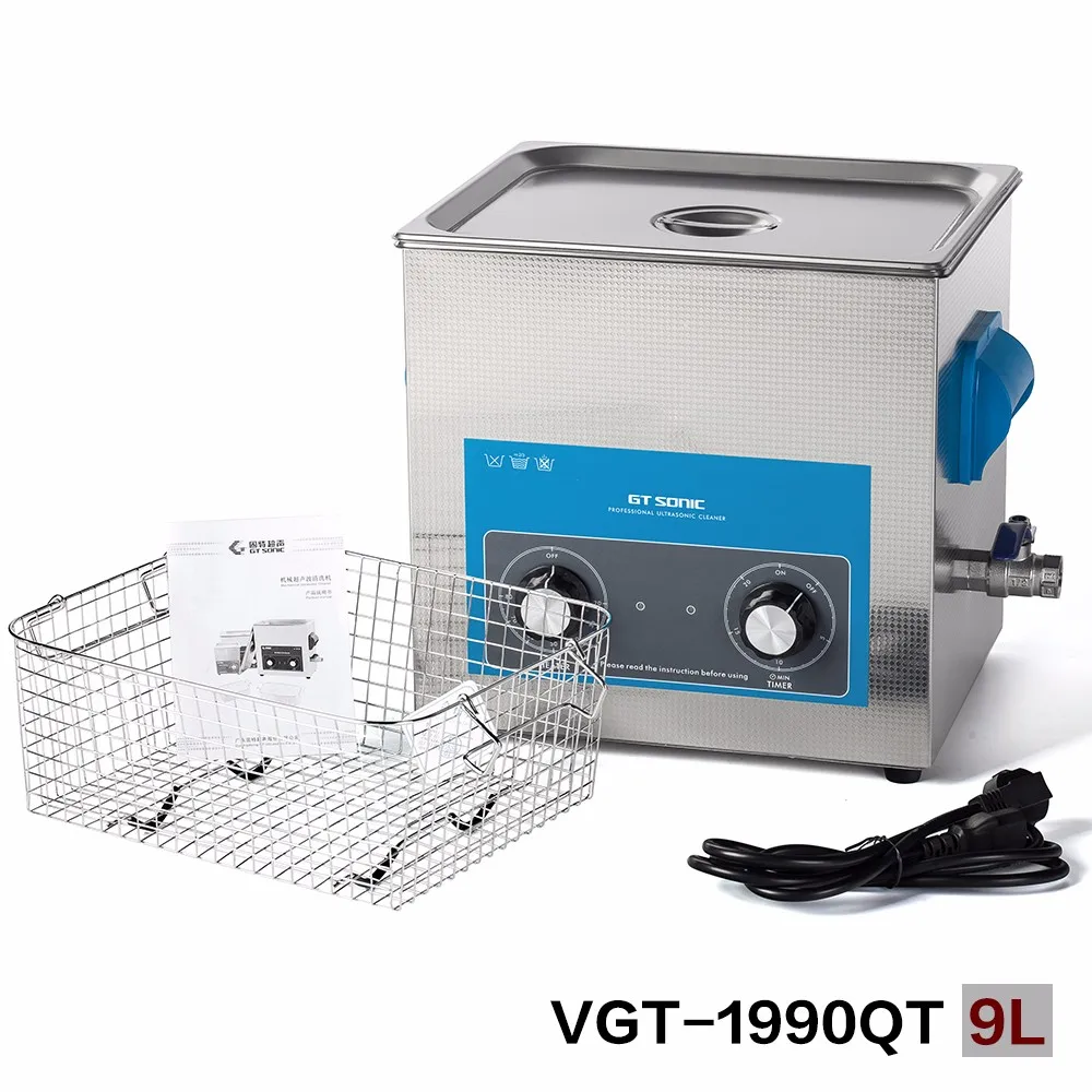 Gt Sonic Vgt-1990qt 9l Ultrasonic Bath Cleaner For Motor Parts Cleaning ...