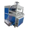 Automatic disposable clamshell lunch box food container vacuum forming machine