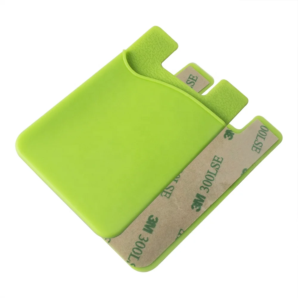 

2019 Free Sample Hot Sale Silicon Cell Phone Pocket Gift Item For Mobile Phone Credit Card Holder