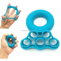 

Silicone Finger Gripper Strength Trainer Resistance Band Hand Grip Wrist Stretcher Finger Expander Exercise