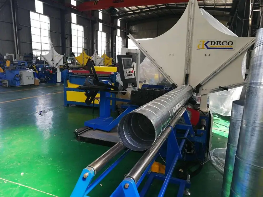 Hvac Air Duct Manufacturing Machine Spiral Pipe Making Machine Buy