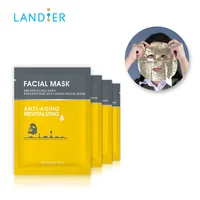 

Private Label Beauty cosmetic face care sheet mask anti-aging 24k gold Face Sheet Mask