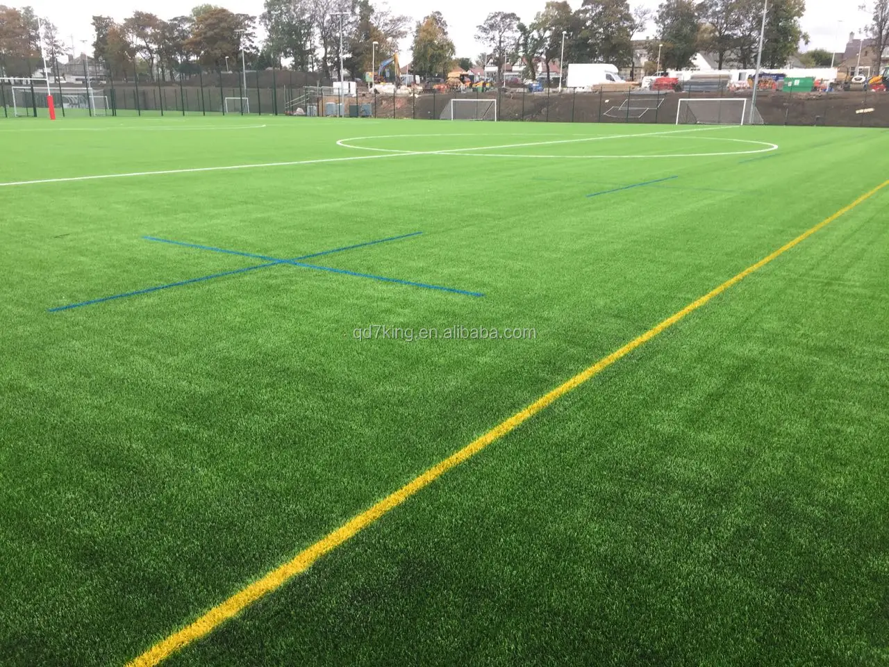 60mm high quality synthetic turf artificial sports grass for football soccer cou