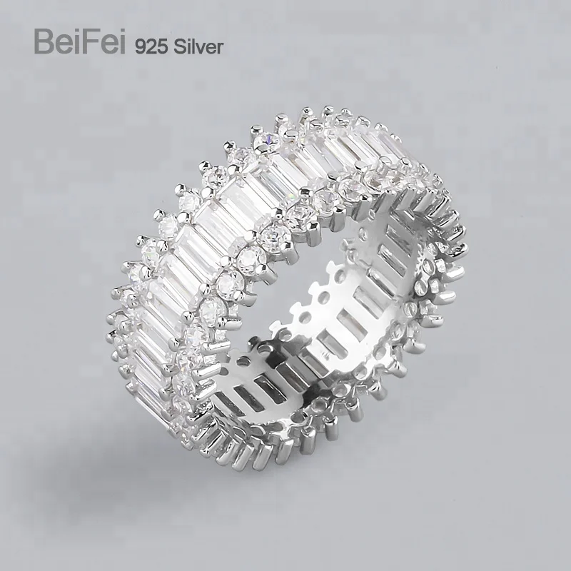 Whole Ring Silver Price Online Best From Genuine 925 Sterling Strong Silver T Squared White Gold