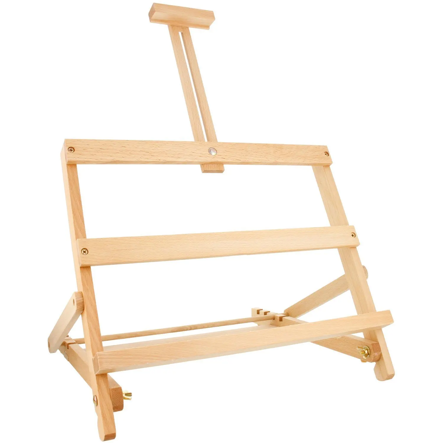 Adjustable Mini Portable Tabletop Display Wooden Art Tripod Easel For Table Sketching Painting