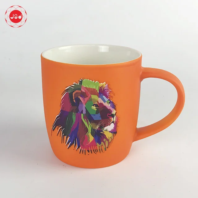 Creative Design Spray Glaze Animal Low Temperature Coffee Mug lion Mug