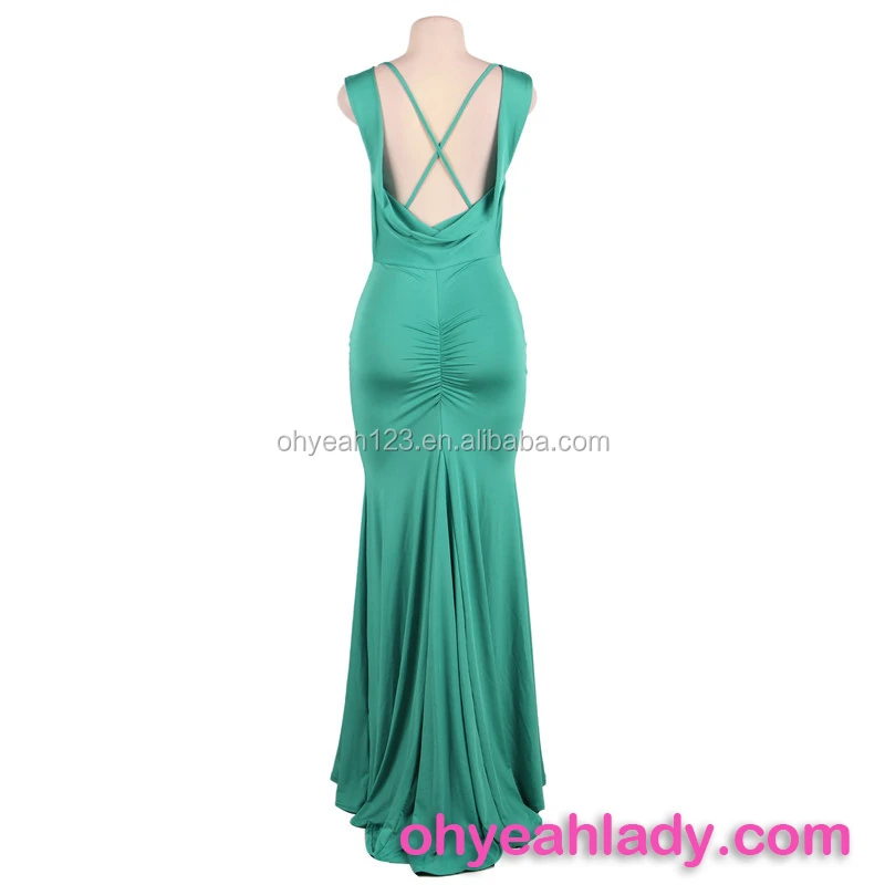 

Elegant Bohemian New model green long maxi dresses from india, Green long dress