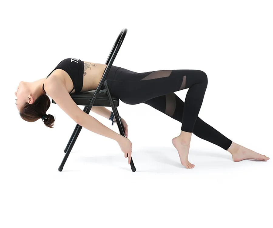 Yoga Backless Standard Prop Practice Asana Activity Yoga Chair ...