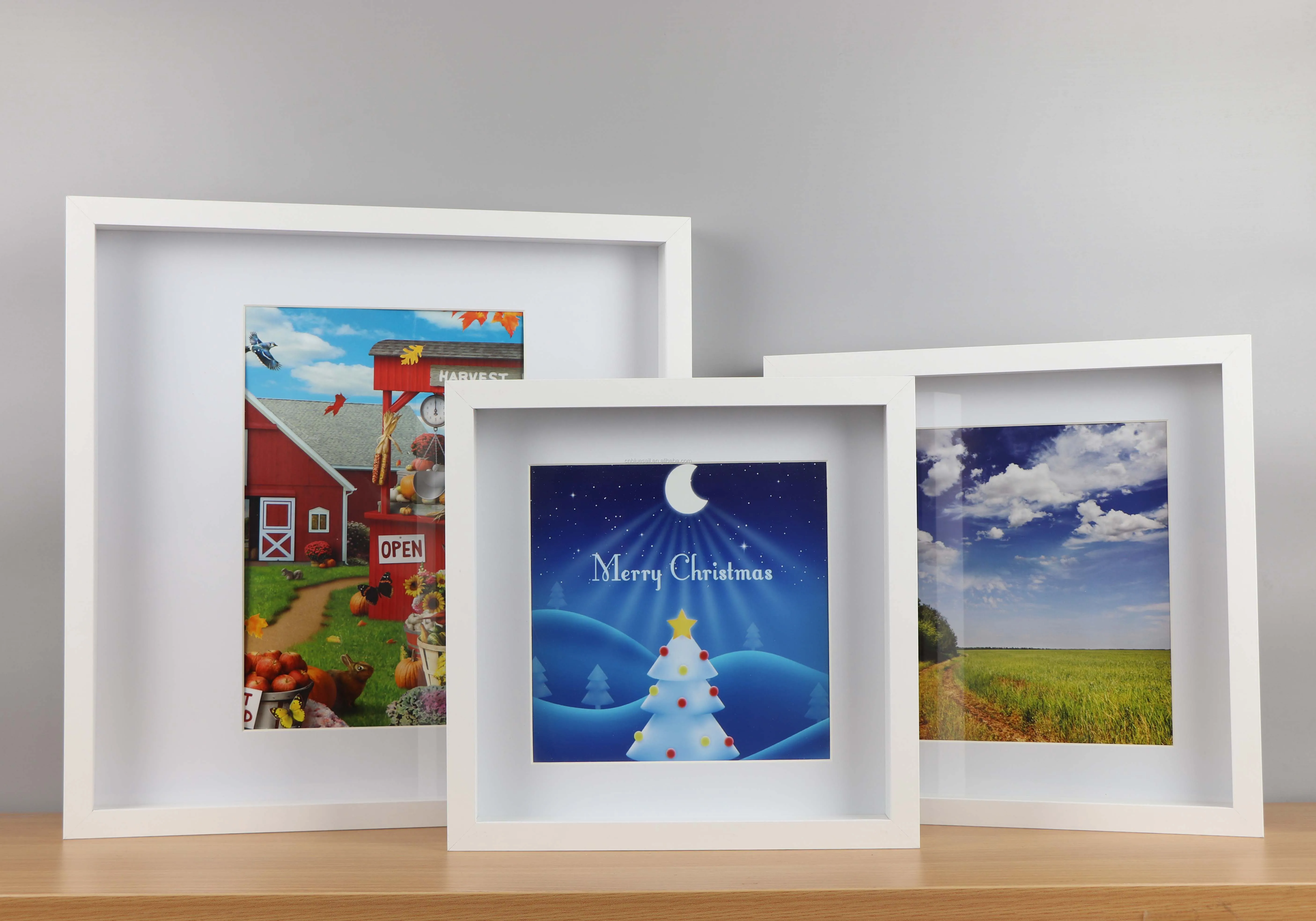 Details about   3D Deep Box Frame Range Picture Photo Frame Display Various Sizes 12x12 A4 
