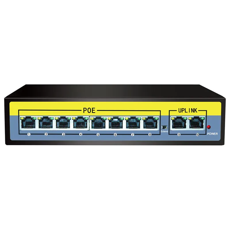 

8 Port 10/100M high quality network POE switch