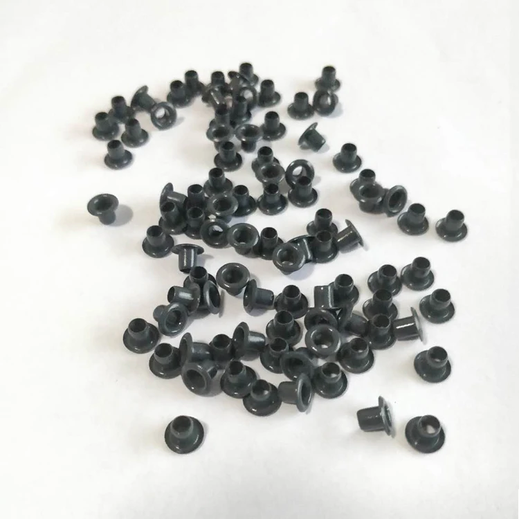 Factory direct selling deep gray metal eyelet support customization