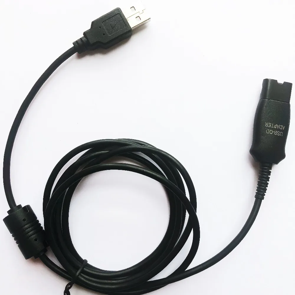 Da95 Call Center Headset Usb Qd (quick Disconnecting) Adaptor Cable For Plantronics Headset