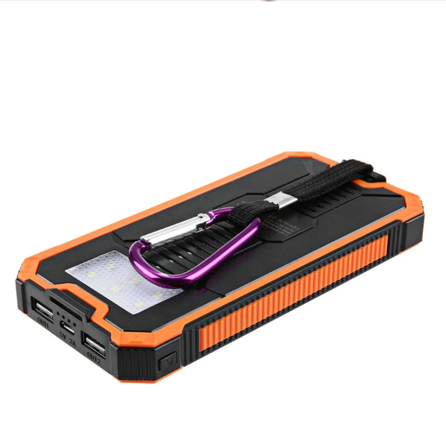 2019 ready to ship100% Full capacity solar charger power bank , solar power bank for mobile phone