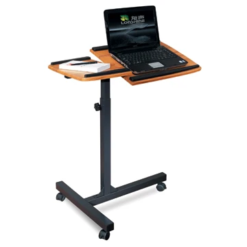 Portable Adjustable Wooden Laptop Stand With Wheels Buy Laptop