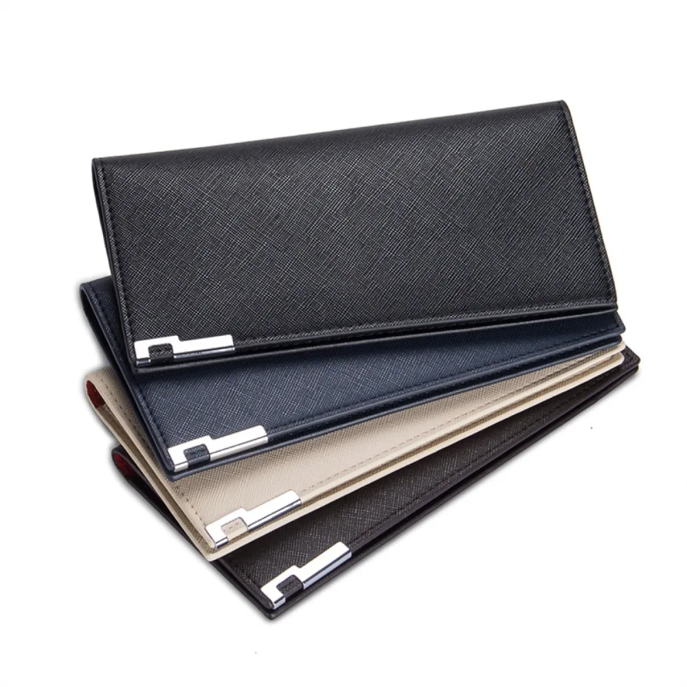 Оптовая продажа baellerry pliable и жесткая минималистский мужской тонкий кожаный бумажник из искусственной кожи