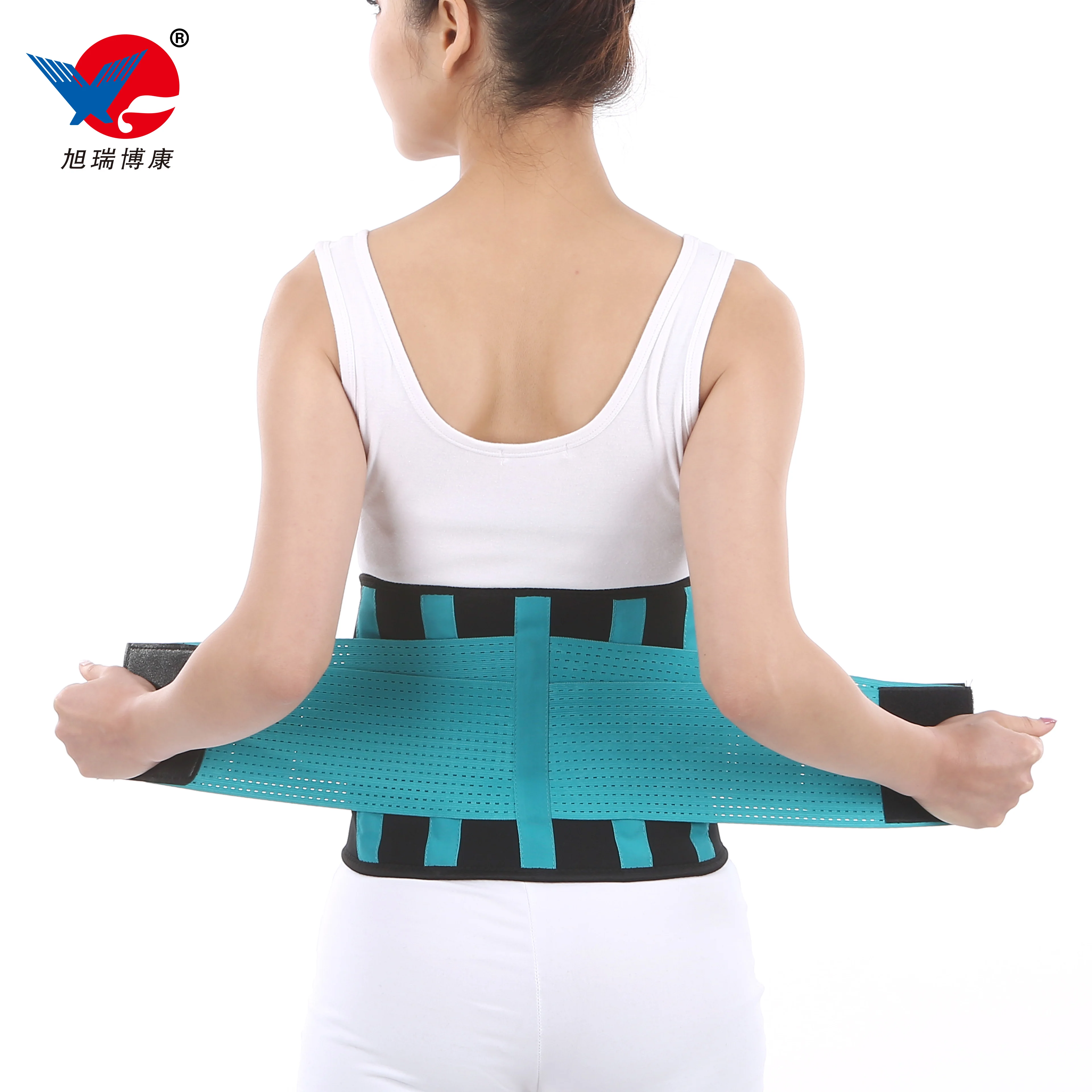 

Support OEM Labels Neoprene Waist Trimmer, Body Slimmer Waist Trainer Belt for lumbar waist support, Black yellow red