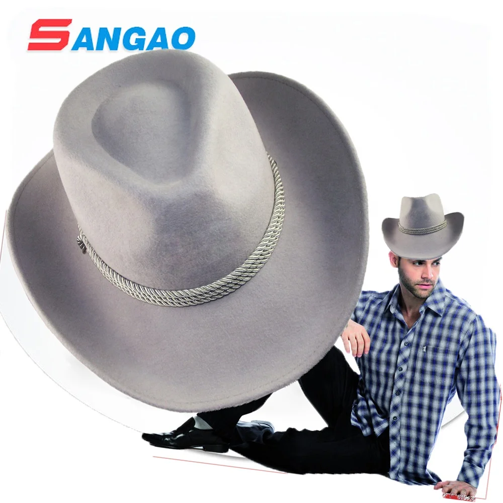 

fashion fedora stetsons hat felt wholesale, Black