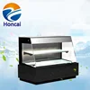 square glass small refrigerated cake display stand for sale sliding glass door showcase