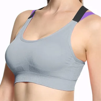 padded push up sports bra