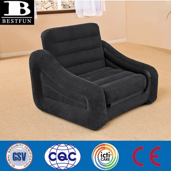 High Strength Flocking Pvc Inflatable Air Chair Durable Pull Out High Strength Flocking Pvc Inflatable Air Chair Durable Pull Out Sofa Bed Folding Twin