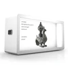 49'' Factory price Transparent glass touch screen box panel/transparent LCD display box for Exhibition hall