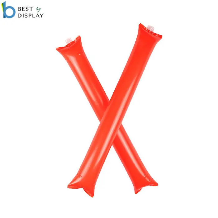 
Customized events inflatable balloon stick clappers noise cheering sticks 