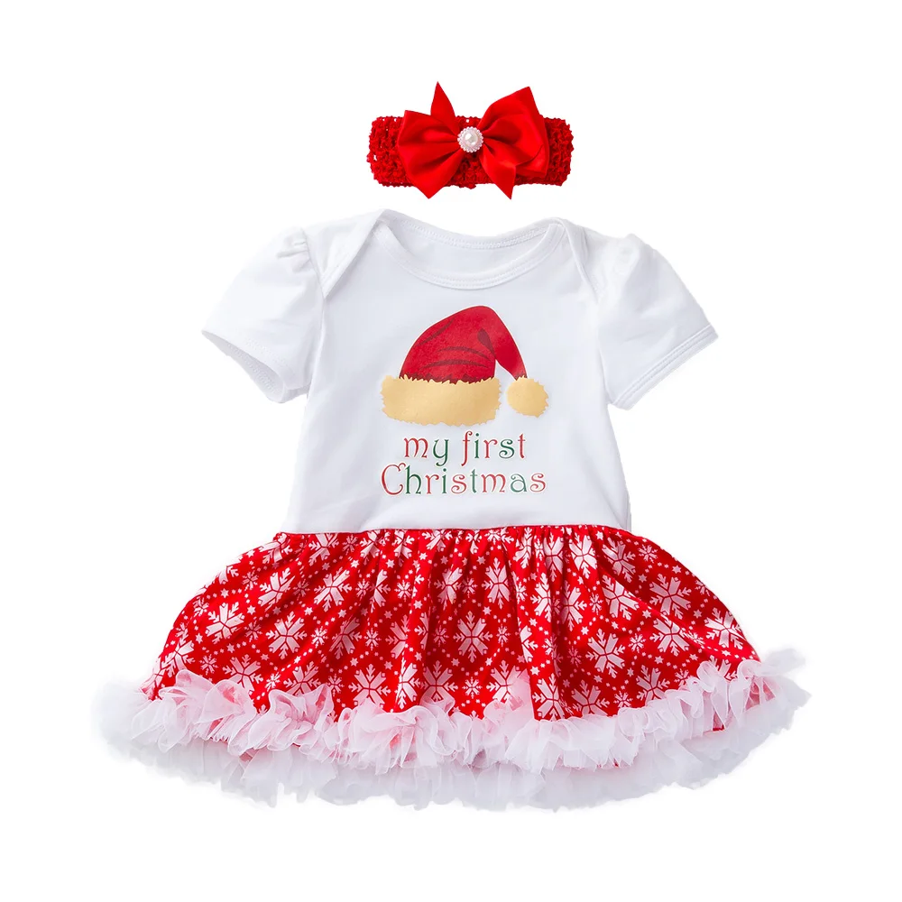 

wholesale sweet girls dress boutique clothing christmas dress for kids, Red