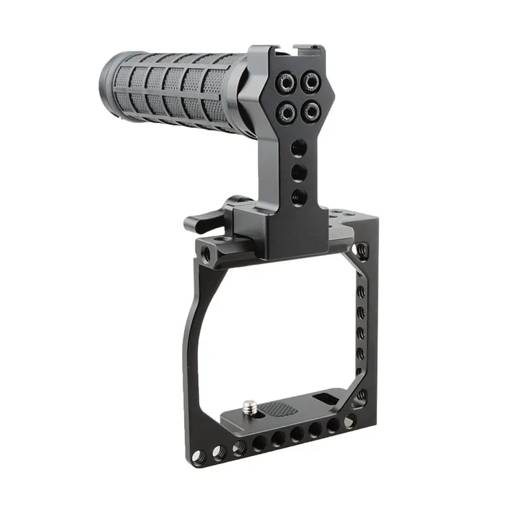 Camvate Smallsized Dslr Cage With Nato Top Handle For A6000 A6300