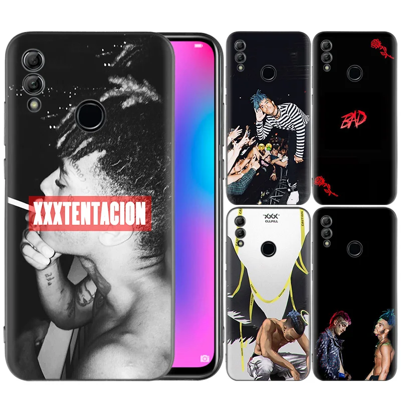 

Cover Silicone Case Black Bags for Huawei Honor 10 20 Lite Pro 10i 8X 8C 8A Play Nova 4e XXXTentacion Bad Rip, Avenger captain america iron