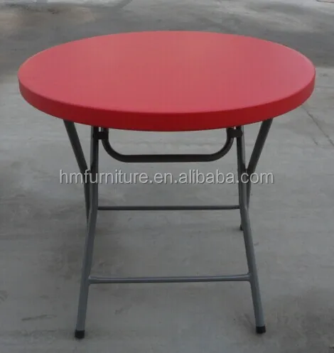 80 cm plegable de pl stico redonda mesa de comedor de 