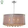 Hot selling modern fancy coffee hotel crystal pendant light for home decor