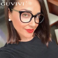 

GUVIVI Double color optical eyeglasses frame Metal hinge UV400 Fashion optical frame models