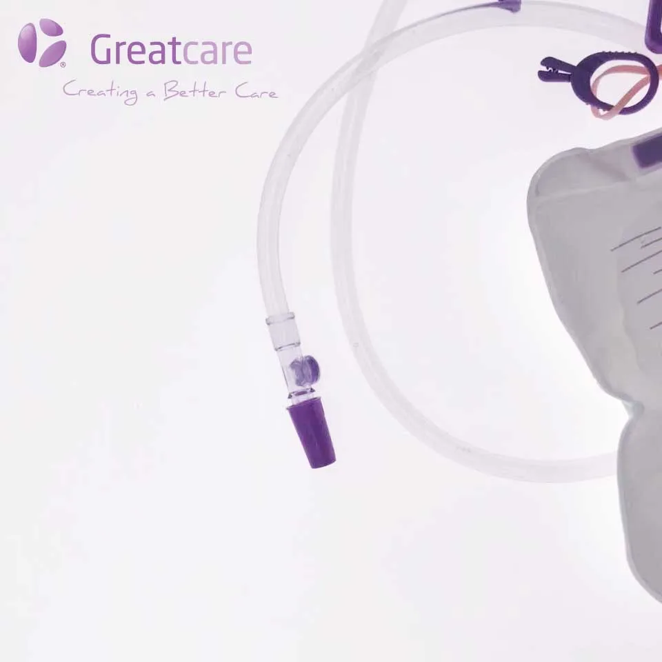 
Greatcare Medical Disposable Plastic Adult urine Drain bag U05 